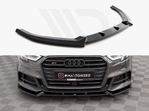 Maxton Front Splitter V1 Audi S3/A3 S-Line Sportback 8V Facelift Models