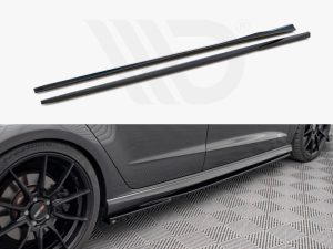 Maxton Side Skirts Diffusers Audi S3/A3 S-Line Sportback 8V Facelift Models