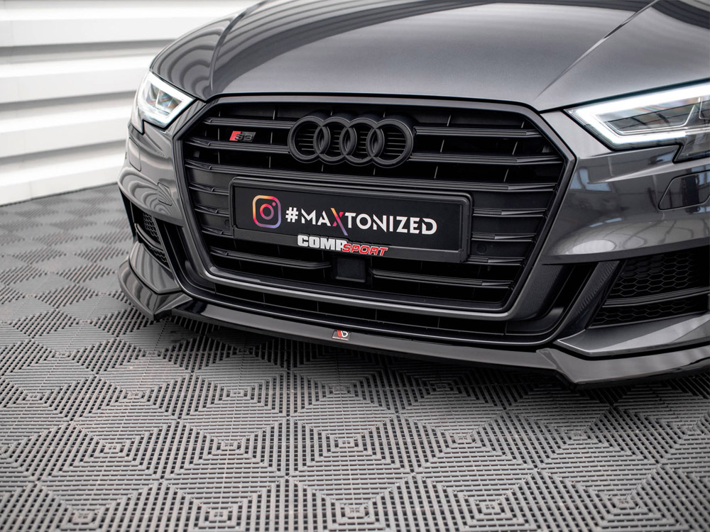 Maxton front splitter v3 audi s3/a3 s-line sportback 8v facelift models 4 Maxton front splitter v3 audi s3/a3 s-line sportback 8v facelift models - image 4