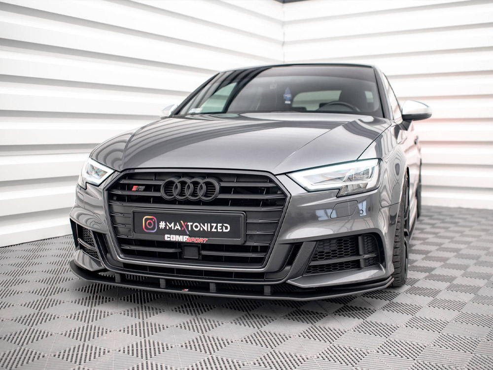 Maxton street pro front splitter audi s3/a3 s-line sportback 8v facelift models 2 Maxton street pro front splitter audi s3/a3 s-line sportback 8v facelift models - image 2