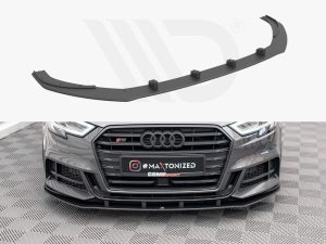 Maxton Street Pro Front Splitter Audi S3/A3 S-Line Sportback 8V Facelift Models
