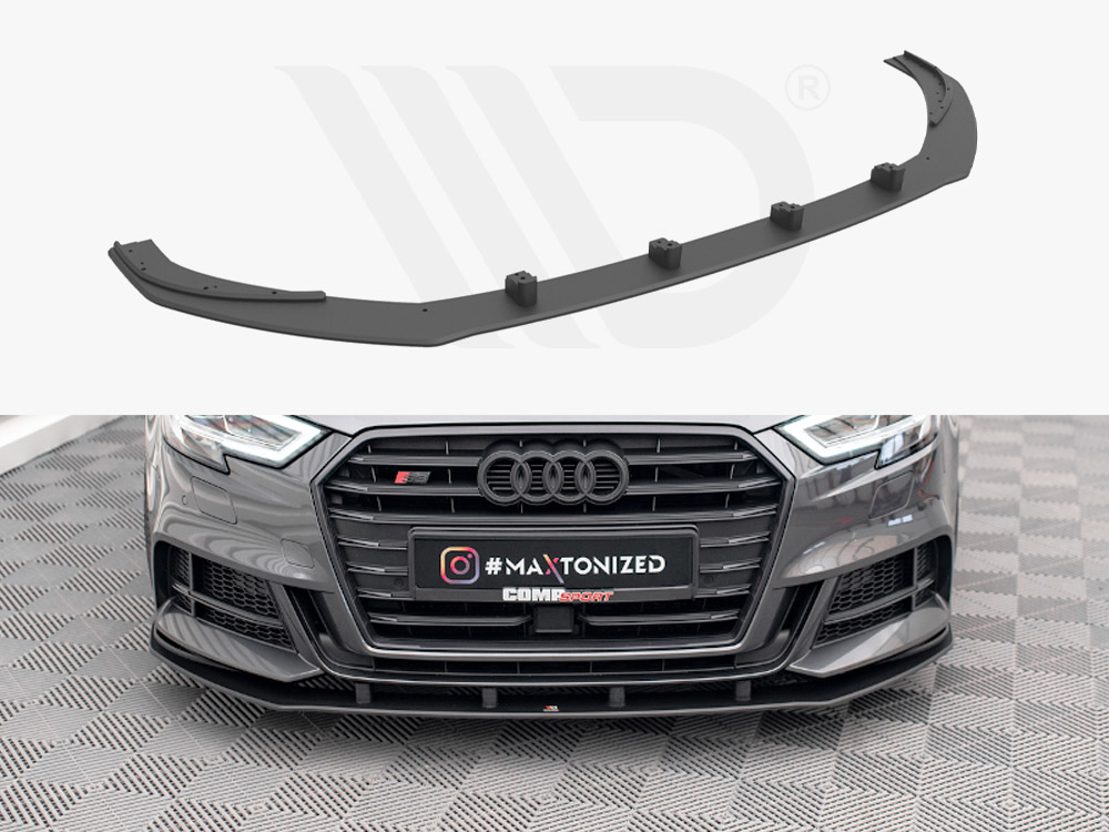 Maxton street pro front splitter audi s3/a3 s-line sportback 8v facelift models 1 Maxton street pro front splitter audi s3/a3 s-line sportback 8v facelift models