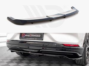Maxton Central Rear Splitter (Vertical Bars) Ford Mustang Mach-E Mk1