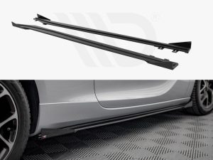 Maxton Street Pro Side Skirts Diffusers + Flaps for Opel Astra GTC OPC-Line J