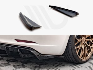 Maxton Rear Side Splitters V2 Tesla Model 3