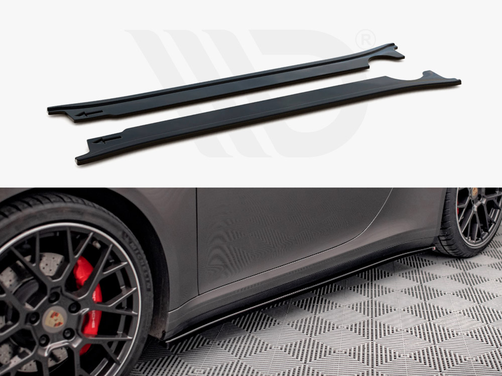 Maxton side skirts diffusers porsche 911 carrera 4s 992 (2019+) 1 Maxton side skirts diffusers porsche 911 carrera 4s 992 (2019+)