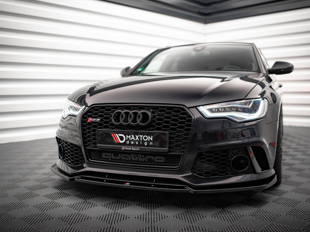 Maxton front splitter audi a6 c7 rs6 look (2011-2017) 2 Maxton front splitter audi a6 c7 rs6 look (2011-2017) - image 2
