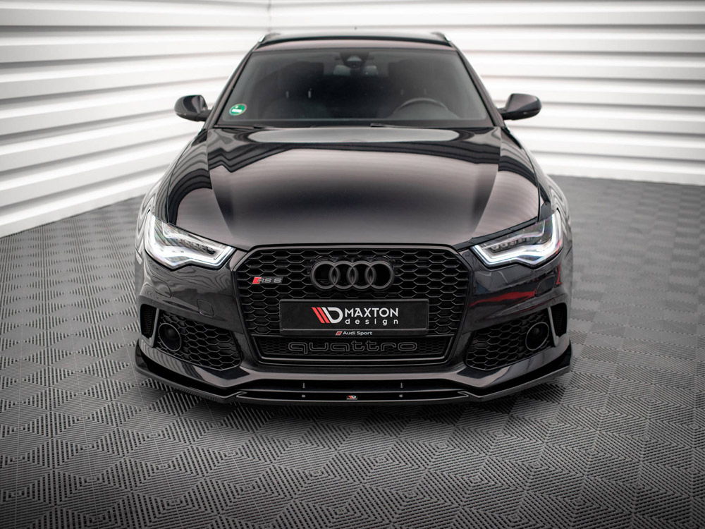 Maxton front splitter audi a6 c7 rs6 look (2011-2017) 3 Maxton front splitter audi a6 c7 rs6 look (2011-2017) - image 3