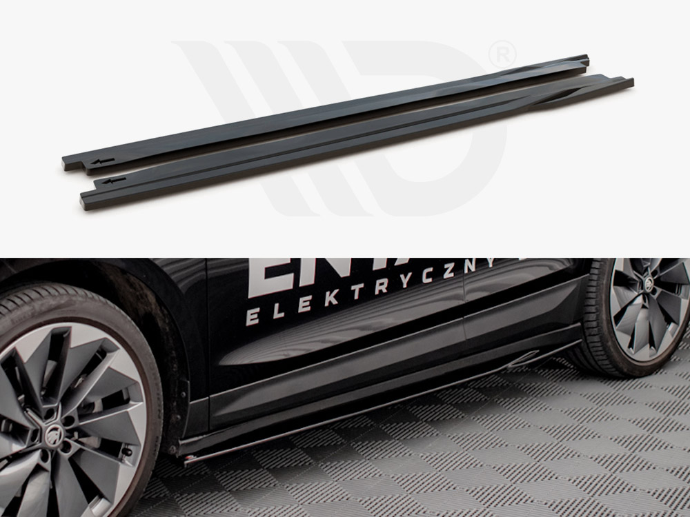Maxton side skirts diffusers skoda enyaq iv (2020+) 1 Maxton side skirts diffusers skoda enyaq iv (2020+)