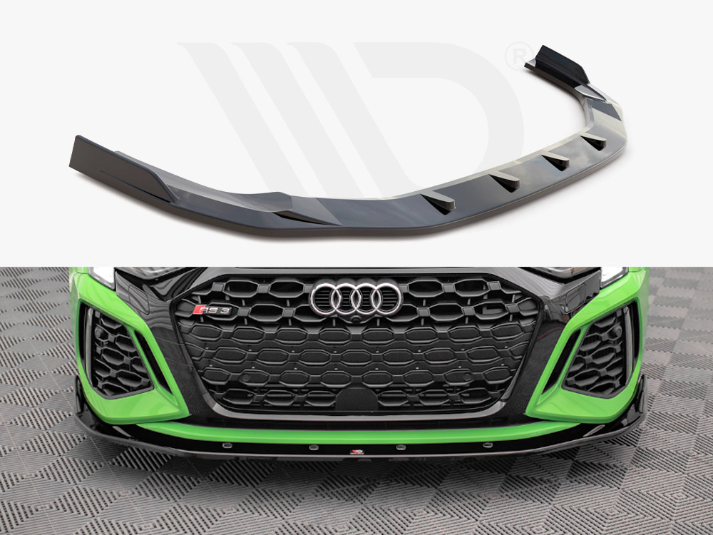 Maxton front splitter v2 audi rs3 8y 1 Maxton front splitter v2 audi rs3 8y
