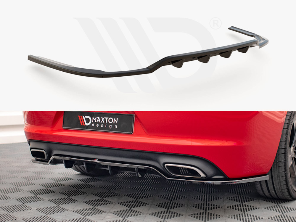 Maxton central rear splitter (vertical bars) dodge charger rt mk7 facelift models 1 Maxton central rear splitter (vertical bars) dodge charger rt mk7 facelift models