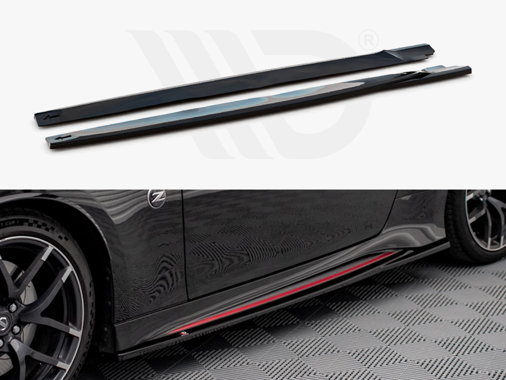 Maxton side skirts diffusers v2 nissan 370z nismo facelift models (2014-2020) 1 Maxton side skirts diffusers v2 nissan 370z nismo facelift models (2014-2020)