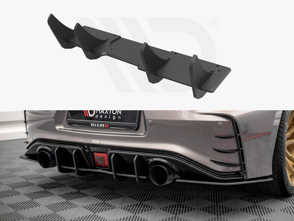 Maxton street pro rear diffuser nissan 370z nismo facelift models (2014-2020) 1 Maxton street pro rear diffuser nissan 370z nismo facelift models (2014-2020)