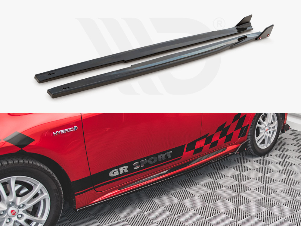 Maxton side skirts diffusers v1 + flaps toyota corolla gr sport hatchback mk12 1 Maxton side skirts diffusers v1 + flaps toyota corolla gr sport hatchback mk12