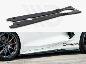 Maxton Side Skirts Diffusers Chevrolet Corvette C8