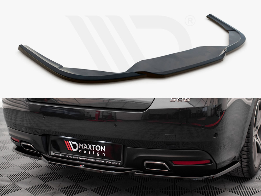 Maxton central rear splitter peugeot 508 gt mk1 facelift models 1 Maxton central rear splitter peugeot 508 gt mk1 facelift models