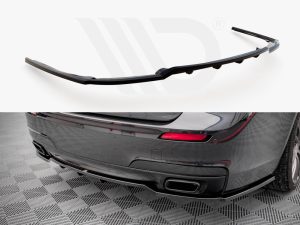Maxton Central Rear Splitter (Vertical Bars) BMW 7 Series M-Pack F01
