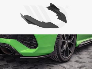 Maxton Street Pro Rear Side Splitters (with Flaps) for Audi RS3 Saloon 8Y (2020+)