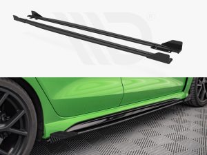 Maxton Street Pro Side Skirts Diffusers + Flaps Audi RS3 Saloon 8Y