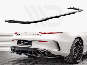 Maxton Rear Splitter (Vertical Bars) Mercedes-AMG C63 Coupe AMG Aero Pack C205 Facelift Models