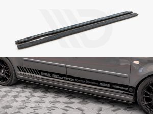 Maxton Side Skirts Diffusers VW Caddy Long Mk3 Facelift Models (2010-2015)