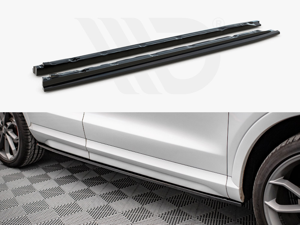 Maxton side skirts diffusers audi q3 sport 8u facelift models 1 Maxton side skirts diffusers audi q3 sport 8u facelift models