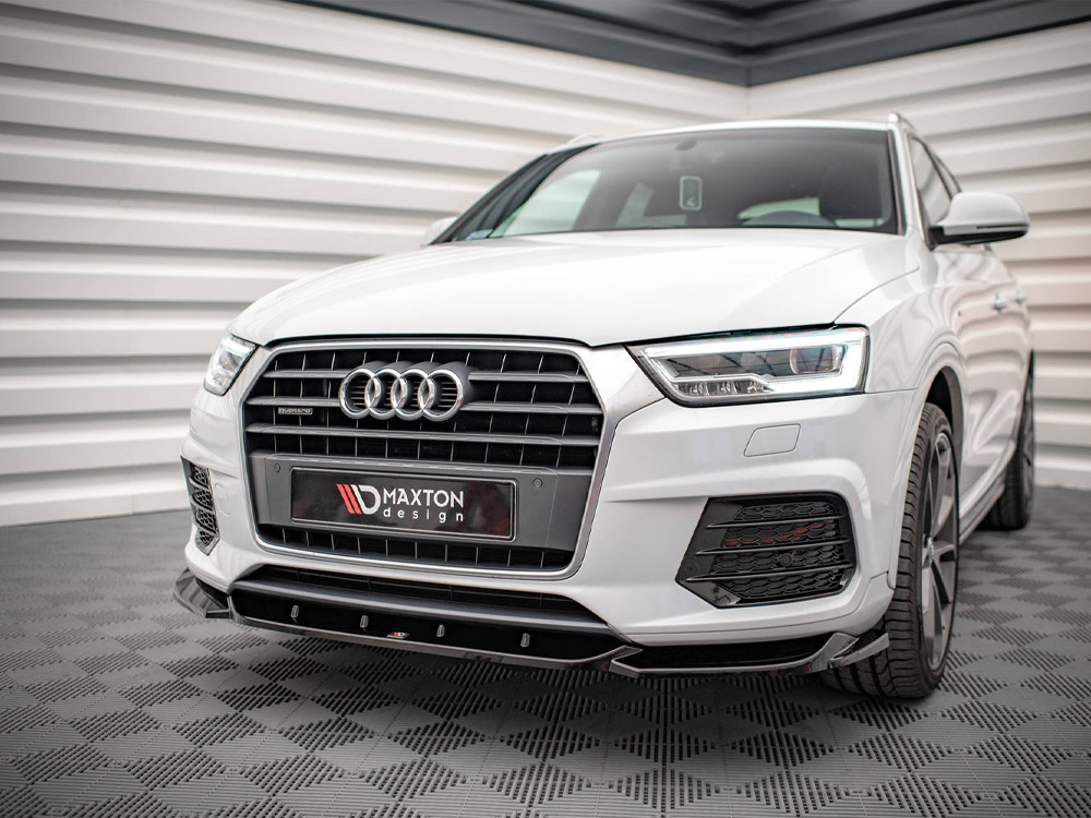 Maxton front splitter v1 audi q3 sport 8u facelift models 2 Maxton front splitter v1 audi q3 sport 8u facelift models - image 2