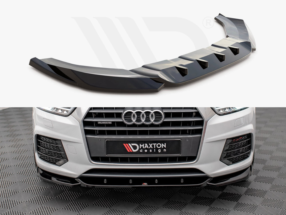 Maxton front splitter v1 audi q3 sport 8u facelift models 1 Maxton front splitter v1 audi q3 sport 8u facelift models