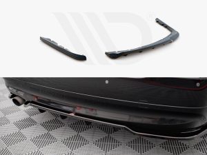 Maxton Central Rear Splitter (Vertical Bars) BMW 3 Series Saloon E90