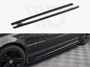 Maxton Side Skirts Diffusers V2 BMW 3 Coupe M-Pack E46 (1999-2005)