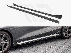 Maxton Street Pro Side Skirts Diffusers + Flaps Audi S3/A3 S-Line 8Y