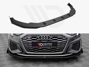 Maxton Street Pro Front Splitter V1 + Flaps Audi S3/A3 S-Line 8Y