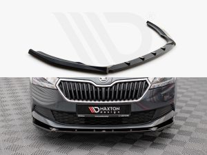 Maxton Front Splitter Skoda Fabia Mk3 Facelift Models (2019+)