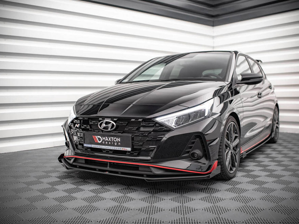 Maxton street pro front splitter v1 + flaps hyundai i20 n mk3 2 Maxton street pro front splitter v1 + flaps hyundai i20 n mk3 - image 2