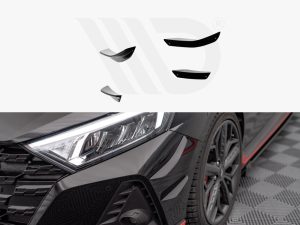 Maxton Front Bumper Wings (Canards) Hyundai i20 N Mk3