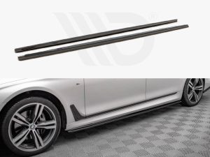 Maxton Side Skirts Diffusers V1 BMW 7 Series Long M-Pack G12
