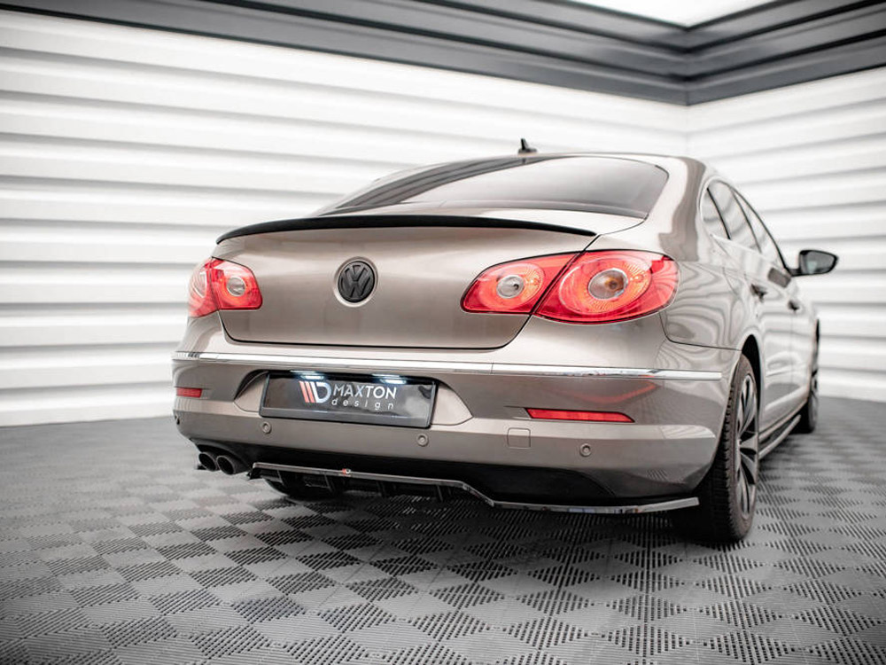 Maxton central rear splitter (vertical bars) vw passat cc 2 Maxton central rear splitter (vertical bars) vw passat cc - image 2