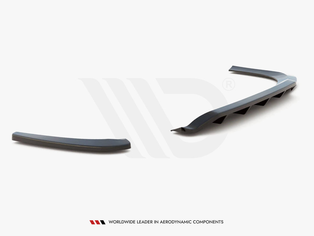 Maxton central rear splitter (vertical bars) vw passat cc 6 Maxton central rear splitter (vertical bars) vw passat cc - image 6
