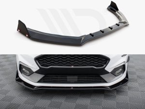 Maxton Front Splitter V4 + Flaps Ford Fiesta ST/ST-Line Mk8