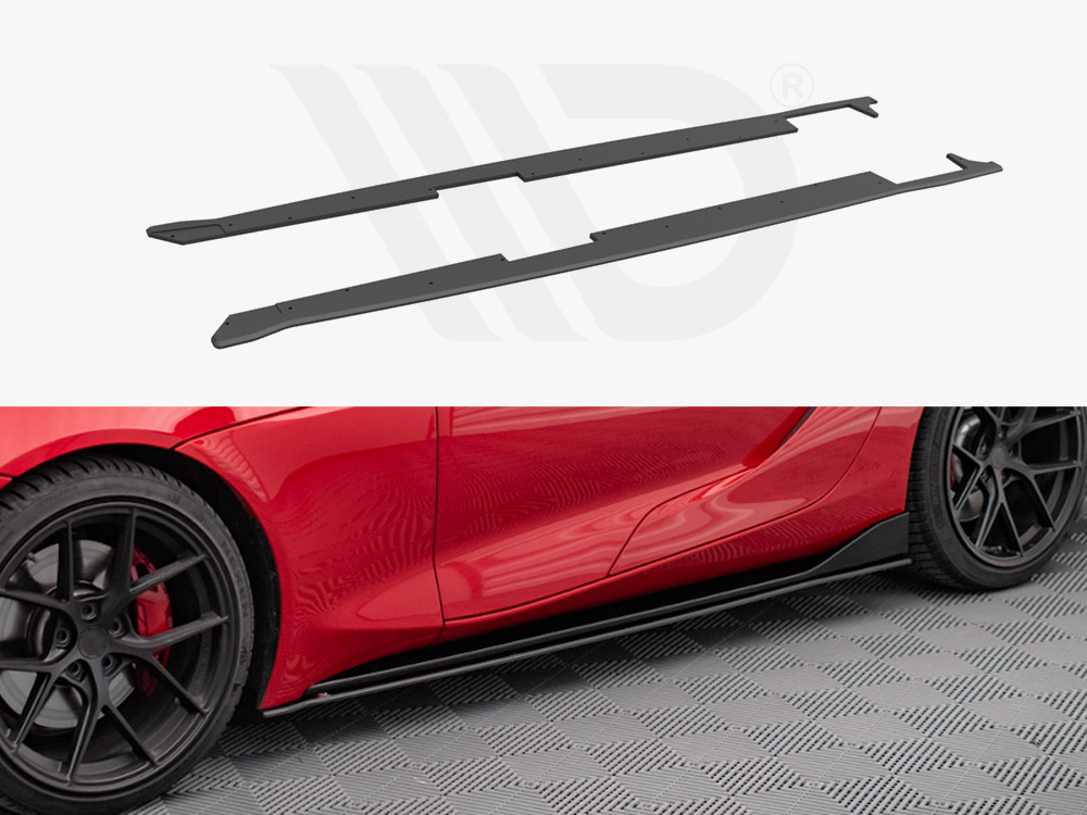 Maxton side skirts diffusers toyota supra mk5 (2019+) 1 Maxton side skirts diffusers toyota supra mk5 (2019+)