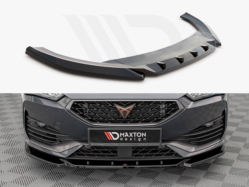 Maxton front splitter v3 cupra leon (2020+) 1 Maxton front splitter v3 cupra leon (2020+)