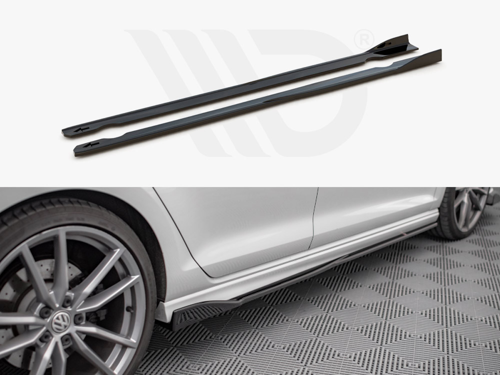 Maxton side skirts diffusers v2 for vw golf r/r-line mk7 1 Maxton side skirts diffusers v2 for vw golf r/r-line mk7