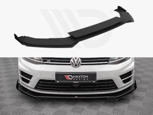 Maxton Street Pro Front Splitter V1 + Flaps for VW Golf R Mk7