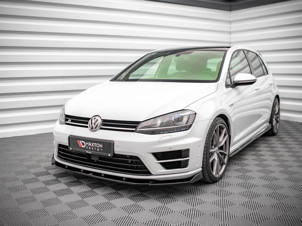 Maxton front splitter v4 vw golf r/r-line mk7 2 Maxton front splitter v4 vw golf r/r-line mk7 - image 2