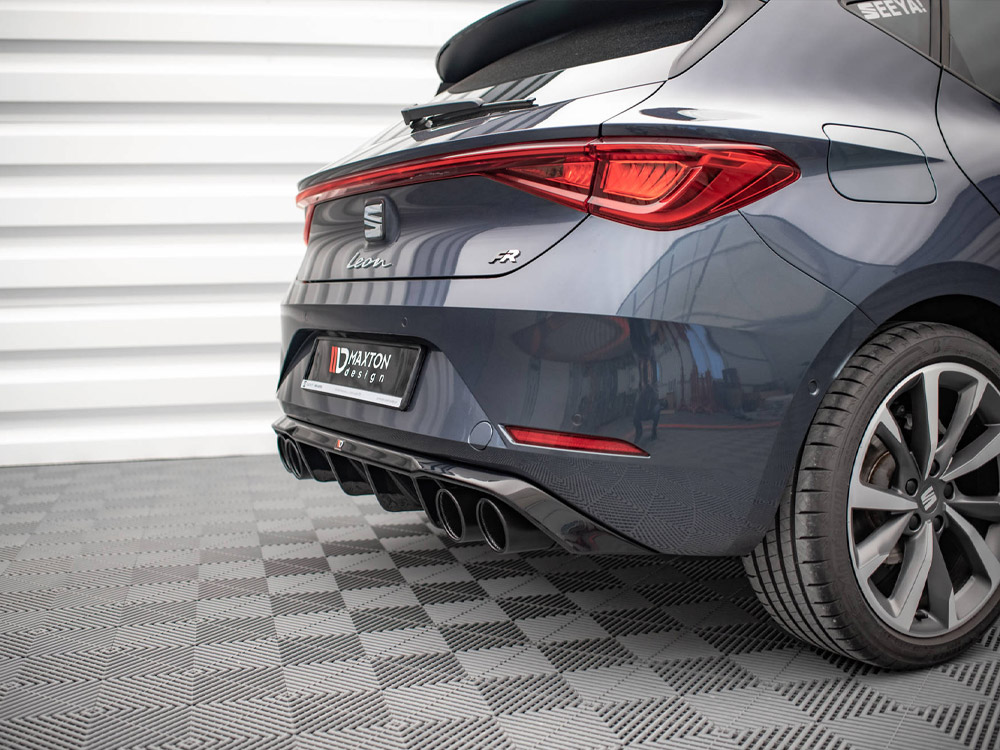Maxton rear valance + exhaust ends imitation for seat leon fr hatchback mk4 3 Maxton rear valance + exhaust ends imitation for seat leon fr hatchback mk4 - image 3