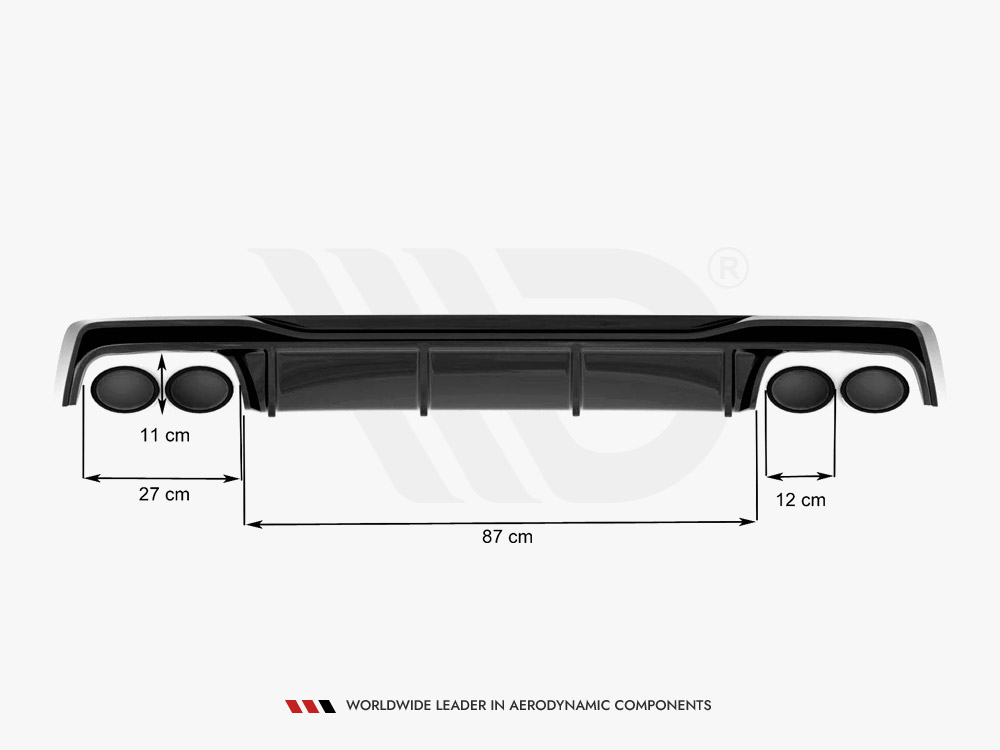 Maxton rear valance audi s6/a6 s-line c8 6 Maxton rear valance audi s6/a6 s-line c8 - image 6
