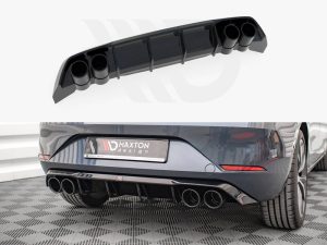 Maxton Rear Valance + Exhaust Ends Imitation for Seat Leon FR Hatchback Mk4