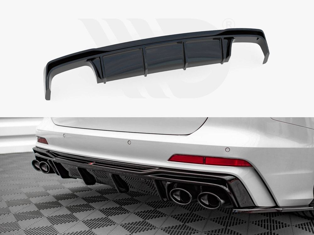 Maxton rear valance audi s6/a6 s-line c8 1 Maxton rear valance audi s6/a6 s-line c8
