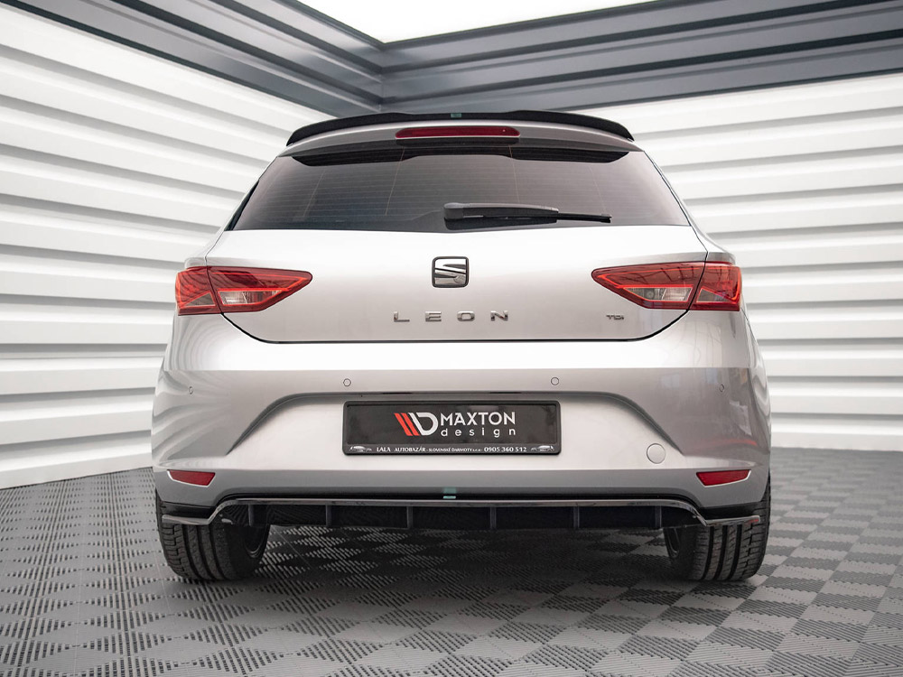 Maxton rear splitter (vertical bars) seat leon hatchback mk3 3 Maxton rear splitter (vertical bars) seat leon hatchback mk3 - image 3