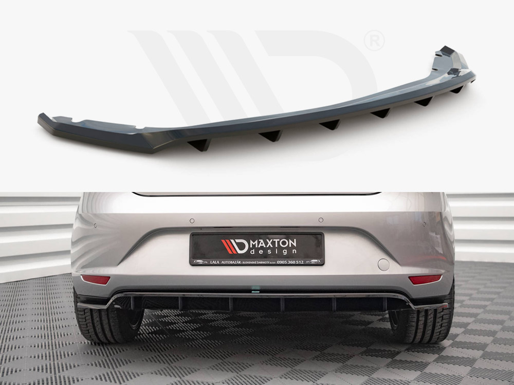 Maxton rear splitter (vertical bars) seat leon hatchback mk3 1 Maxton rear splitter (vertical bars) seat leon hatchback mk3